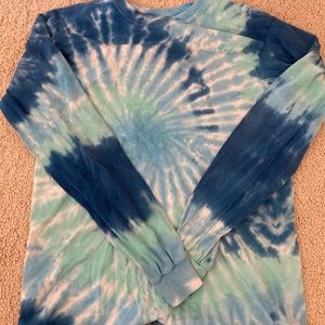 Blue Tie Dye T Shirt